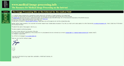 Desktop Screenshot of medical-image-processing.info
